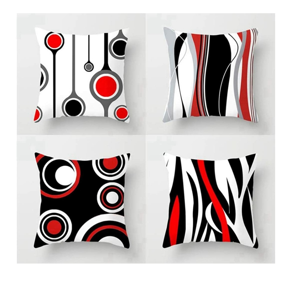 🆕️Set of 4 Decorative Throw Pillow Covers 18"x18"